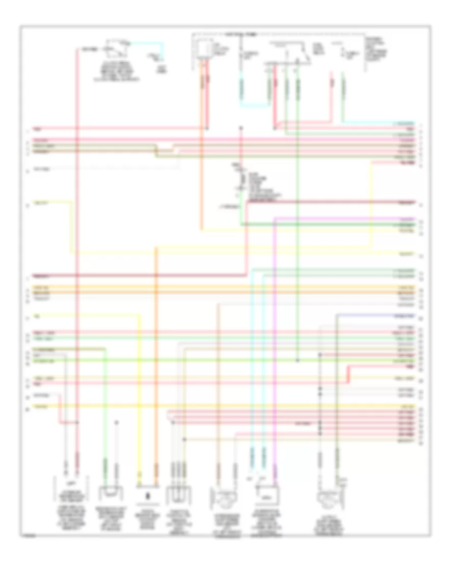 Engine Performance Wiring Diagram 2 of 4 for Mazda BDual Sport 2004 3000