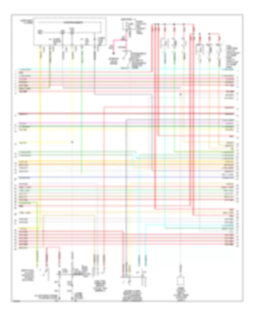 Engine Performance Wiring Diagram 3 of 4 for Mazda BDual Sport 2004 3000