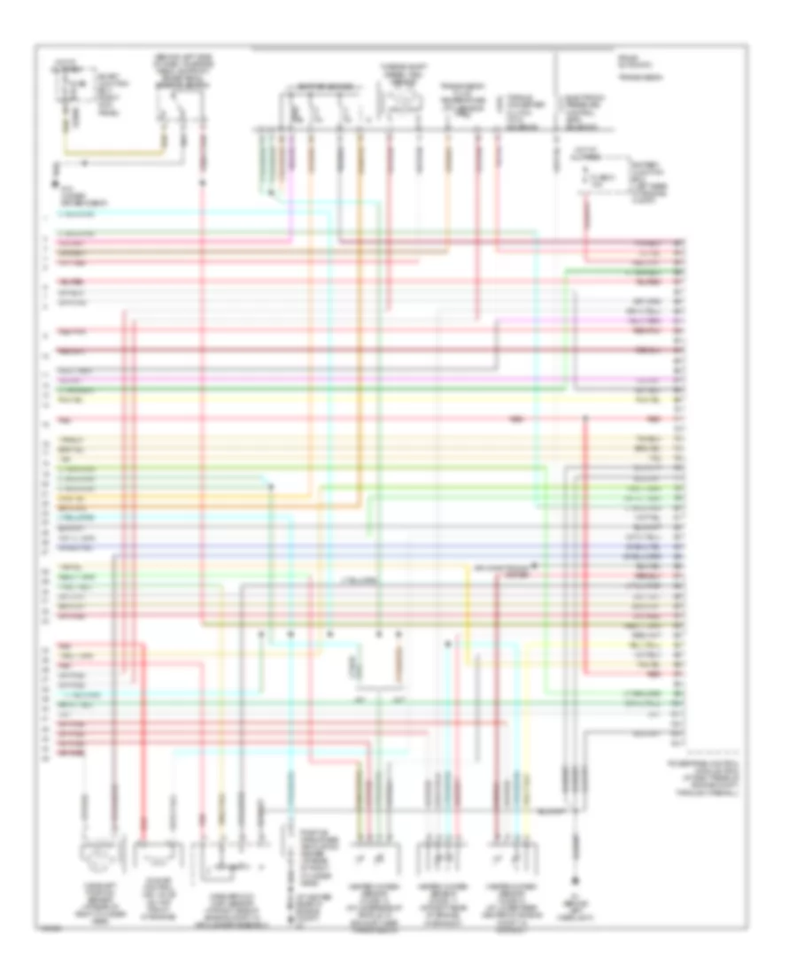 Engine Performance Wiring Diagram 4 of 4 for Mazda BDual Sport 2004 3000