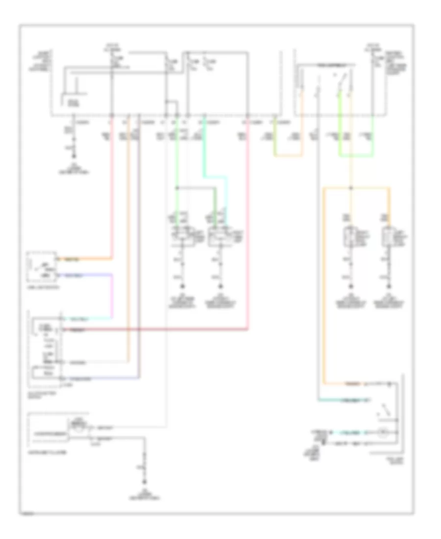 Headlights Wiring Diagram without DRL for Mazda BDual Sport 2004 3000