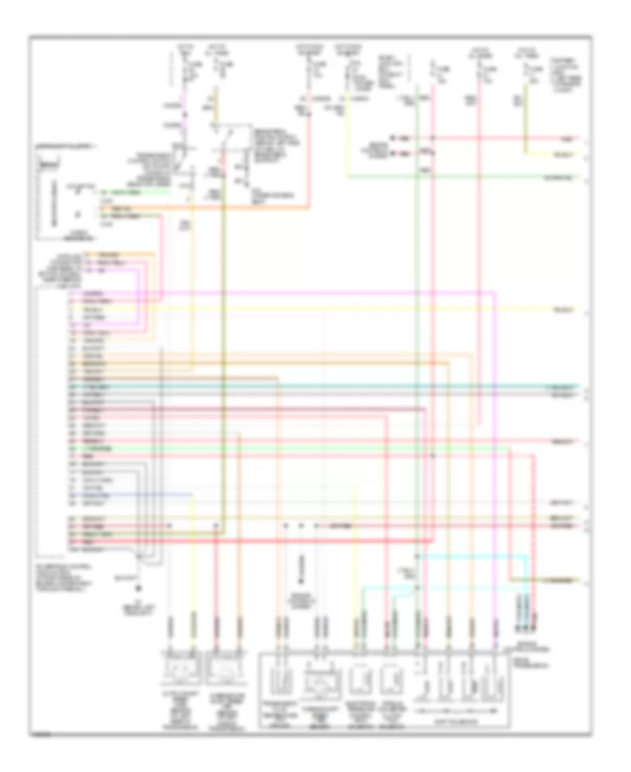 A T Wiring Diagram 1 of 2 for Mazda BSE 2004 3000