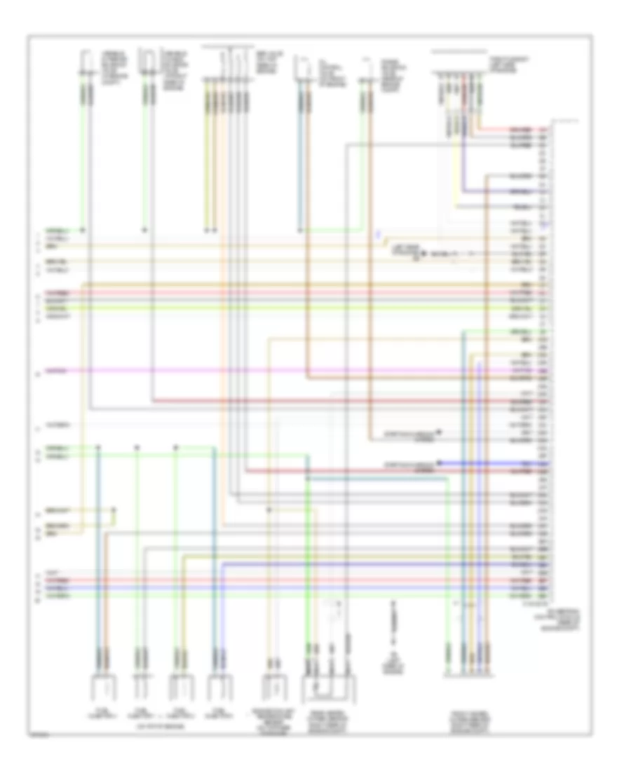 2.0L, Engine Performance Wiring Diagram, Except California (4 of 4) for Mazda 3 i 2007