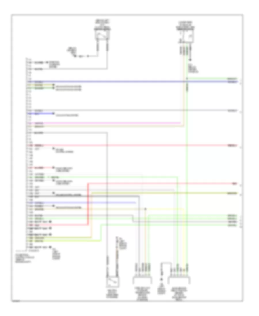 2.3L, Engine Performance Wiring Diagram, Except California (1 of 4) for Mazda 3 i 2007