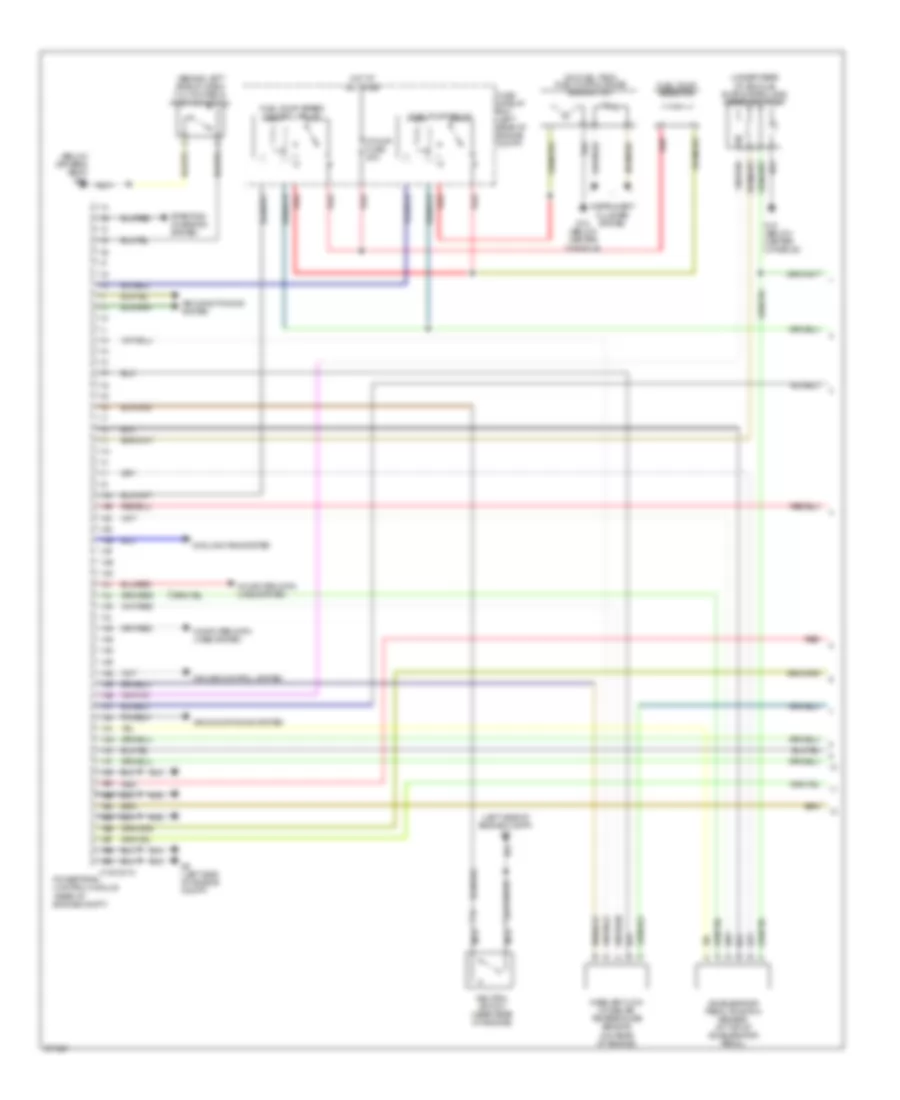 2.3L Turbo, Engine Performance Wiring Diagram (1 of 4) for Mazda 3 i 2007