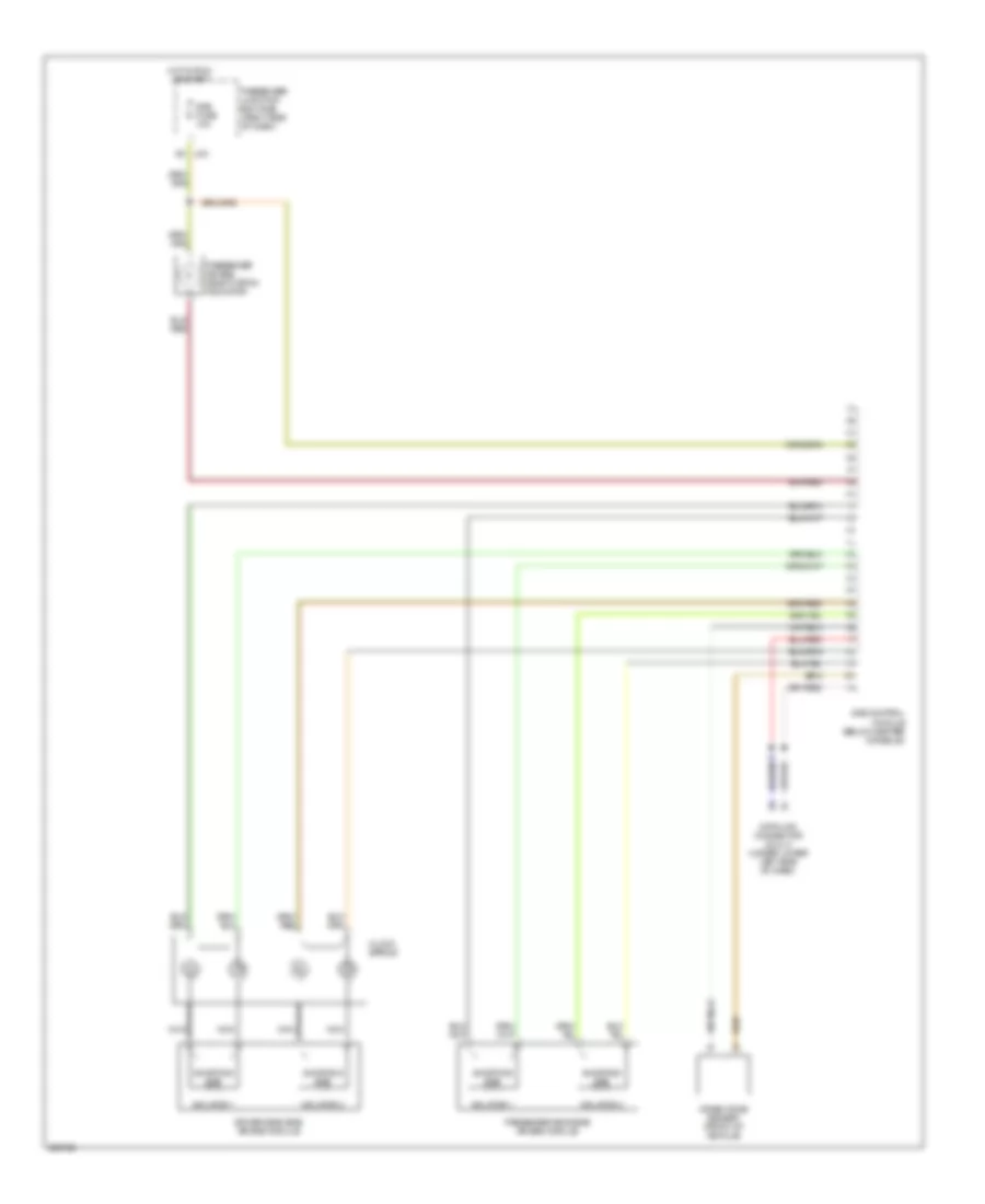 Supplemental Restraints Wiring Diagram (2 of 2) for Mazda 3 i 2007