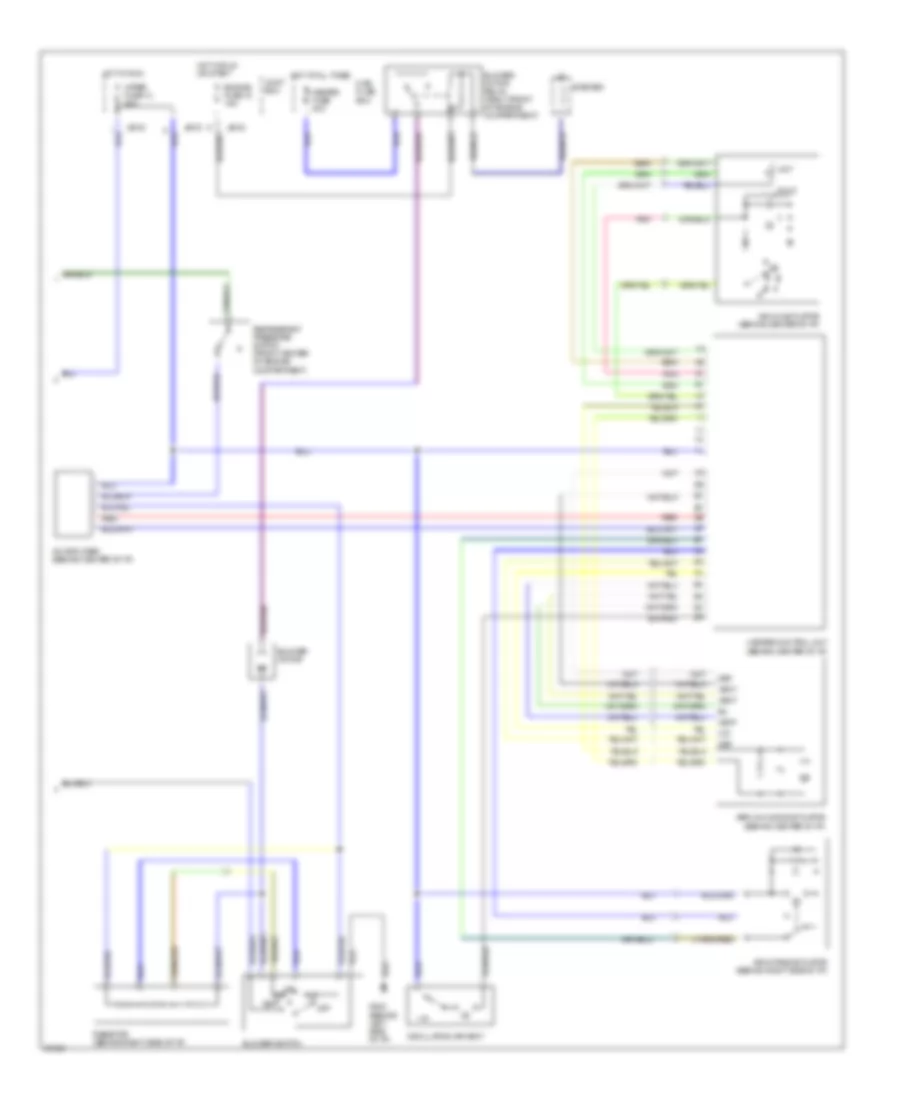 2 0L A C Wiring Diagram 2 of 2 for Mazda 626 ES 1997