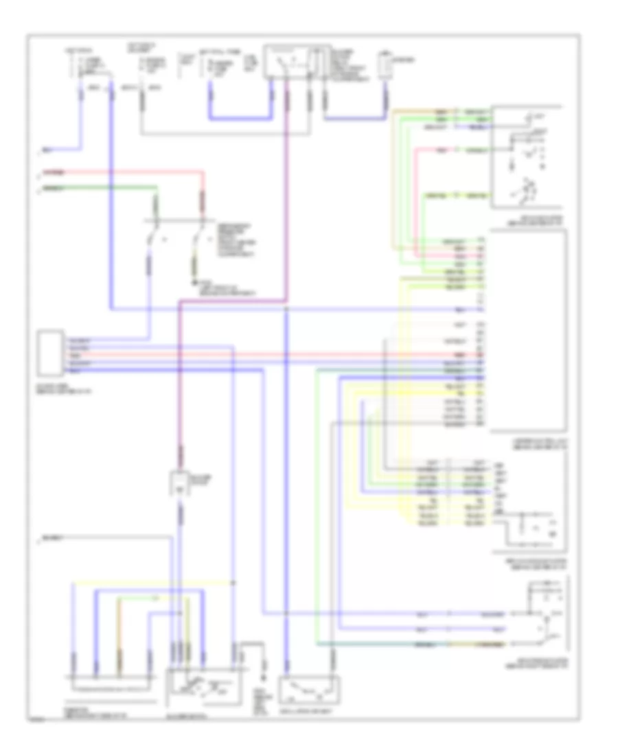 2 5L A C Wiring Diagram 2 of 2 for Mazda 626 ES 1997