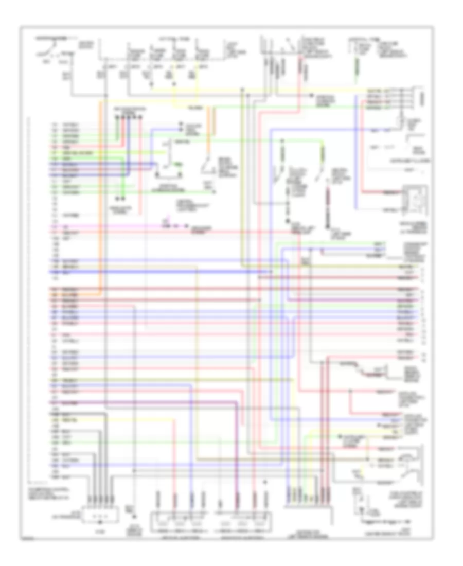 2 5L Engine Performance Wiring Diagrams 1 of 2 for Mazda 626 ES 1997
