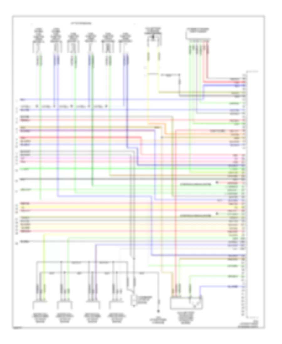 1.3L, Engine Performance Wiring Diagram (5 of 5) for Mazda RX-8 Touring 2008