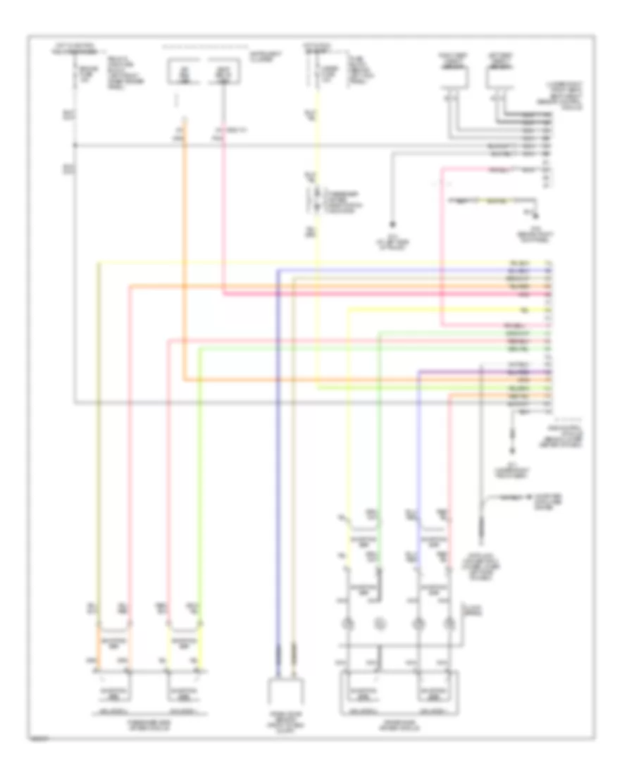 Supplemental Restraints Wiring Diagram (2 of 2) for Mazda RX-8 Touring 2008