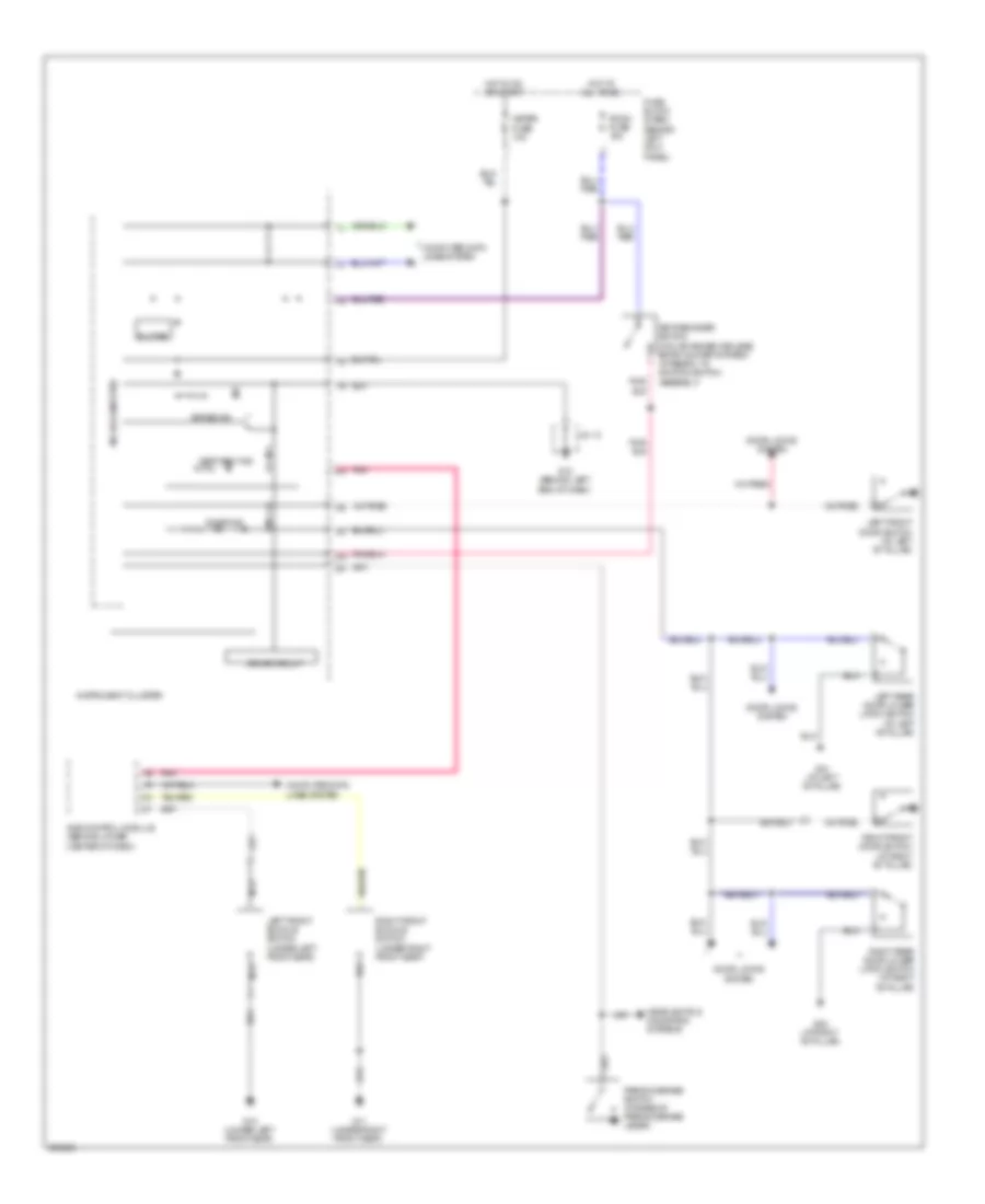 Chime Wiring Diagram for Mazda RX 8 Touring 2008