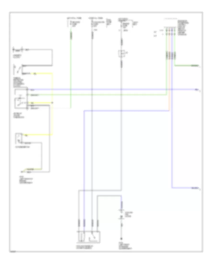 2.0L, Электросхема кондиционера A/C (1 из 2) для Mazda 626 LX 1997