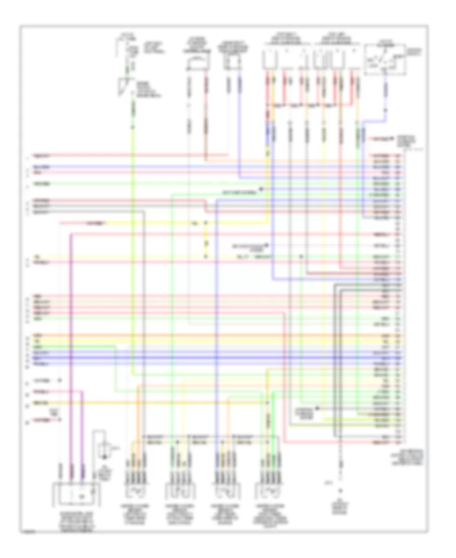 Engine Performance Wiring Diagram 3 of 3 for Mazda MPV ES 2004