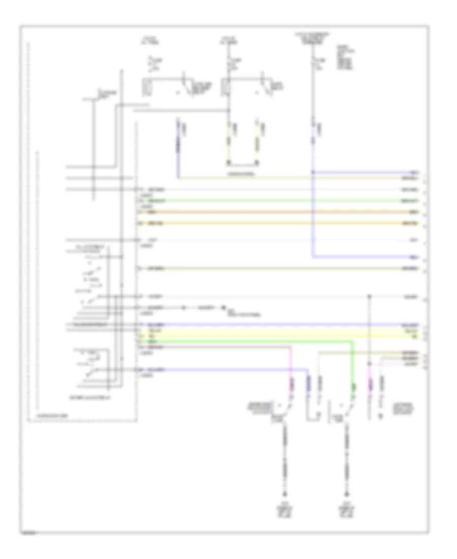 Forced Entry Wiring Diagram, Hybrid (1 of 2) for Mazda Tribute Hybrid Grand Touring 2008