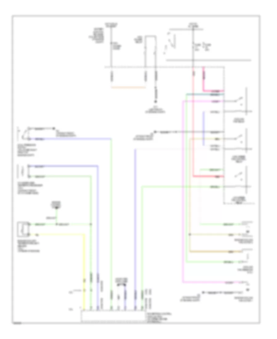 Cooling Fan Wiring Diagram Except Hybrid for Mazda Tribute Hybrid Grand Touring 2008