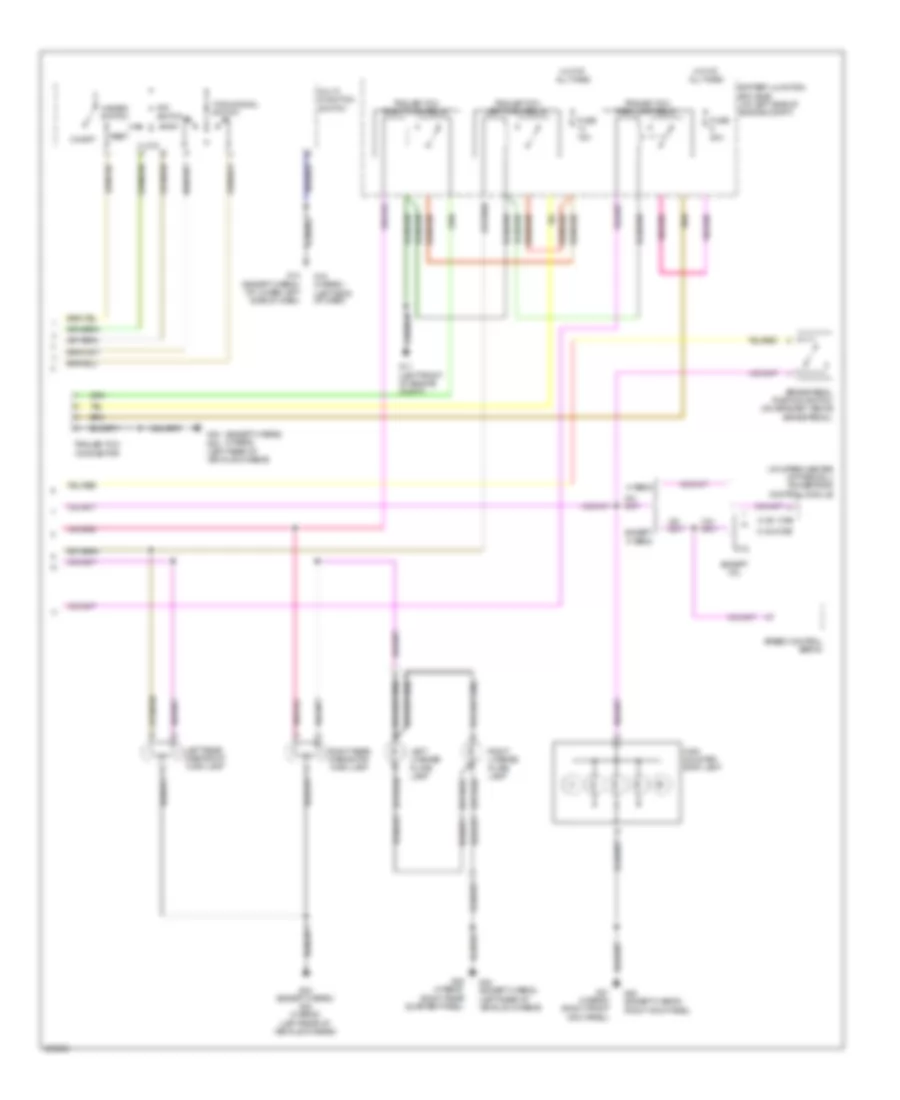 Exterior Lamps Wiring Diagram 2 of 2 for Mazda Tribute Hybrid Grand Touring 2008