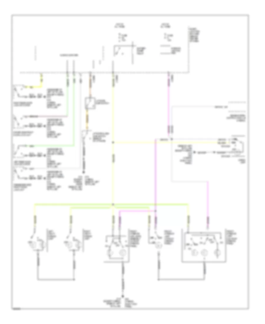 Courtesy Lamps Wiring Diagram for Mazda Tribute Hybrid Grand Touring 2008