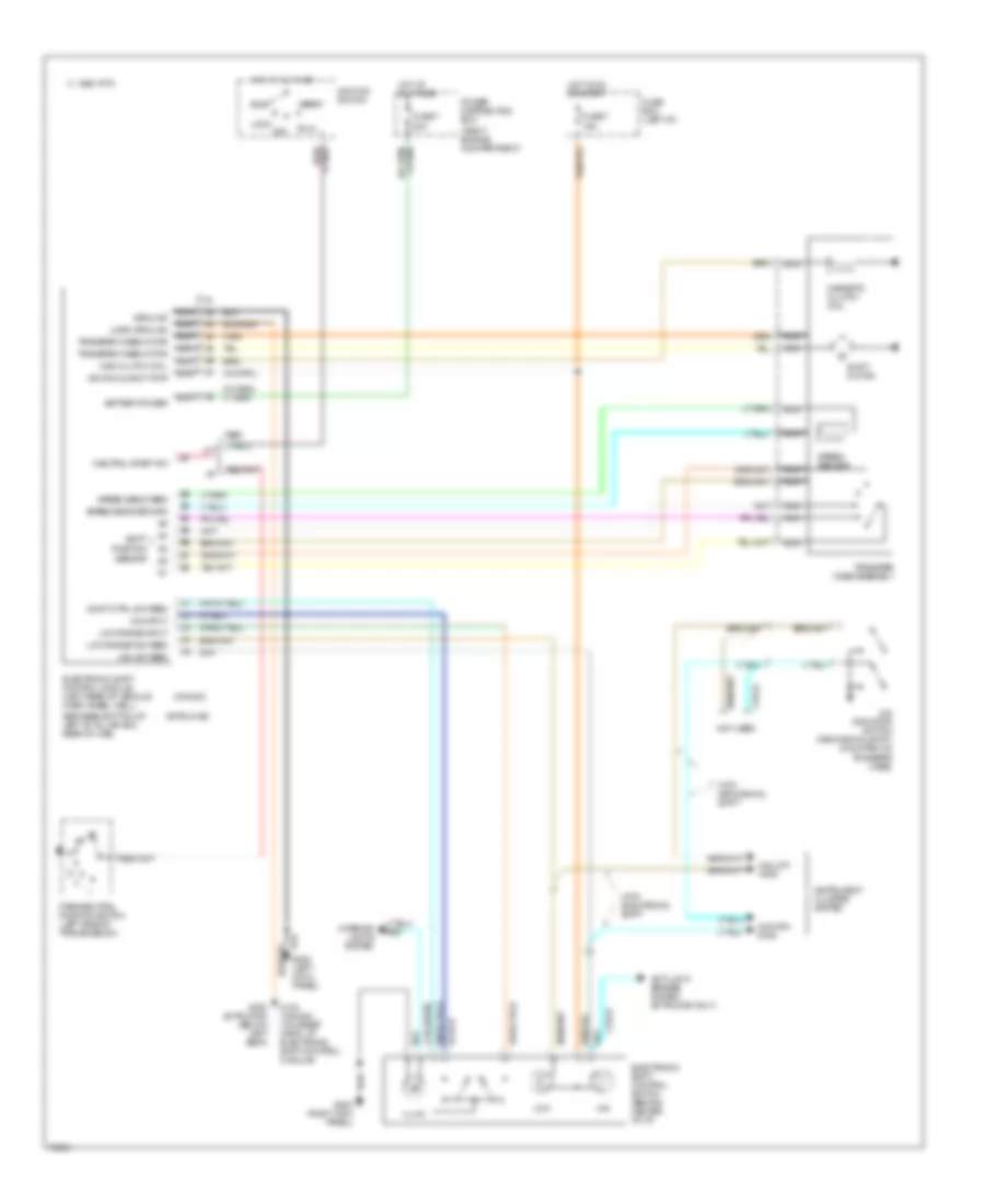 Transfer Case Wiring Diagram for Mazda Navajo DX 1993