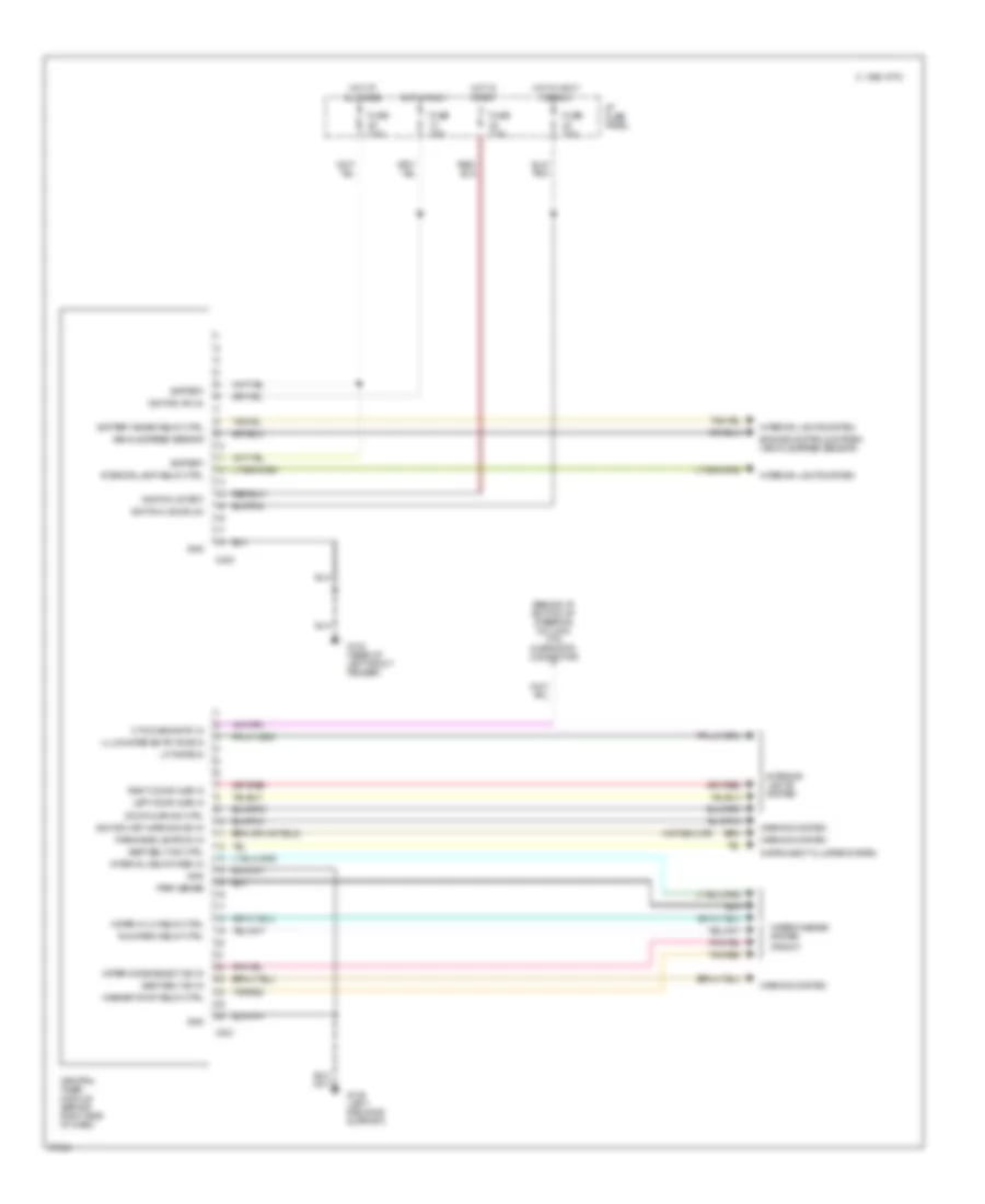 Central Timer Module Wiring Diagram for Mazda B1997 2300