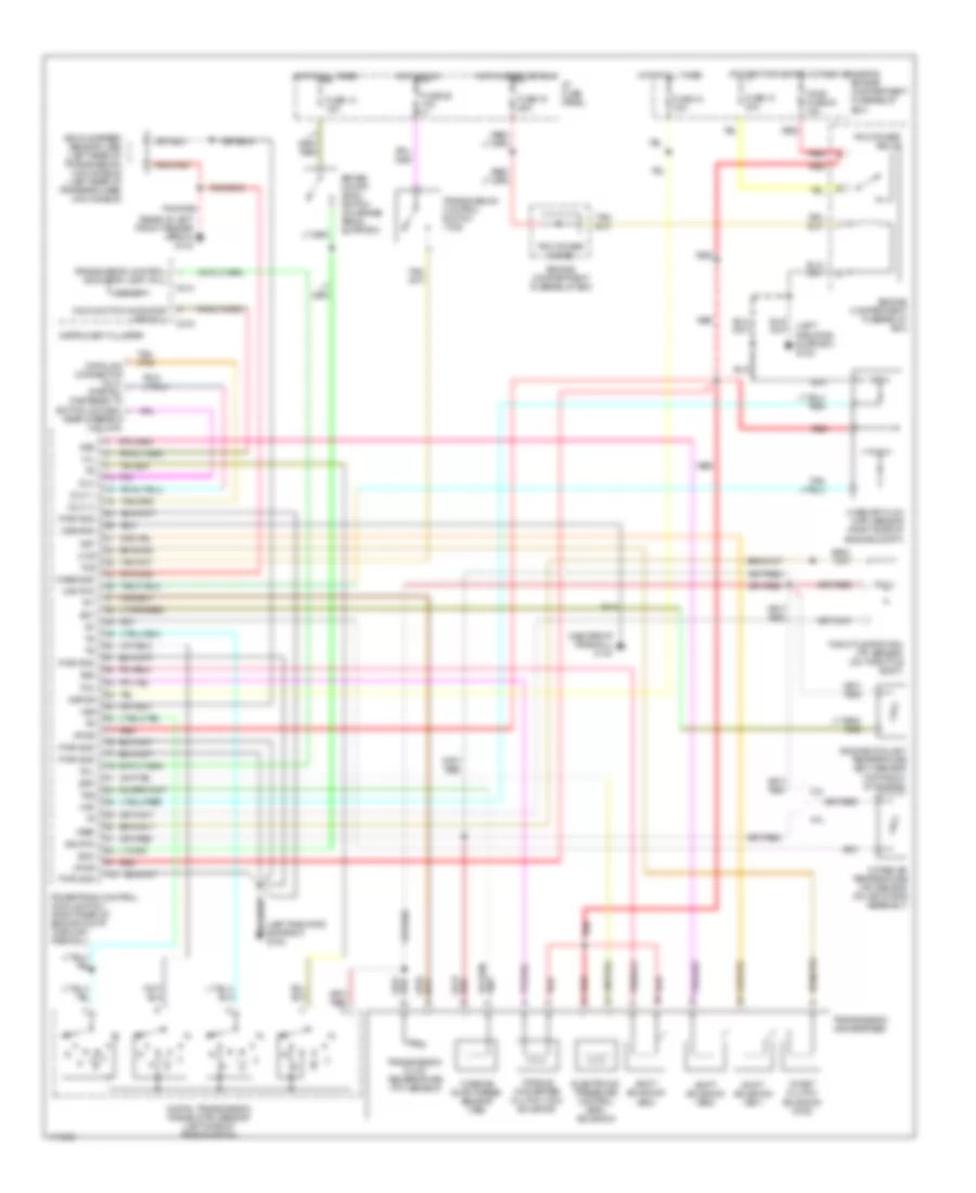 A T Wiring Diagram for Mazda B1997 2300