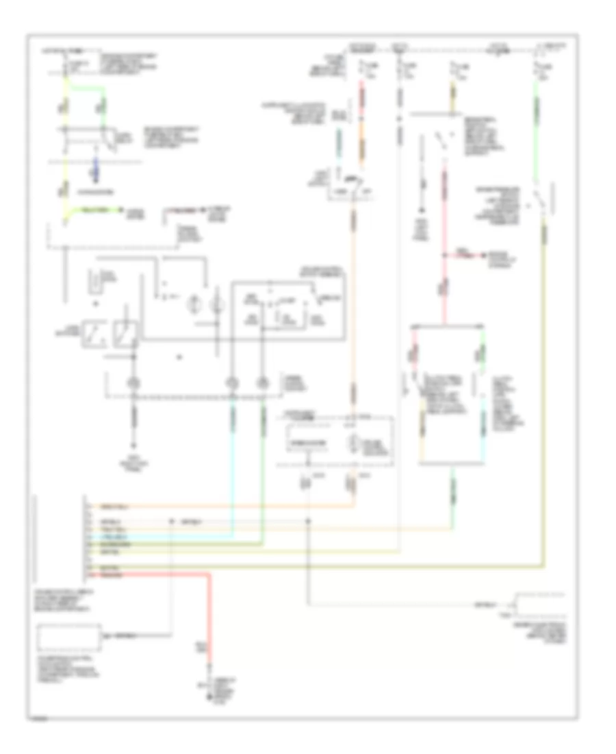 Cruise Control Wiring Diagram for Mazda BSE 2000 2500