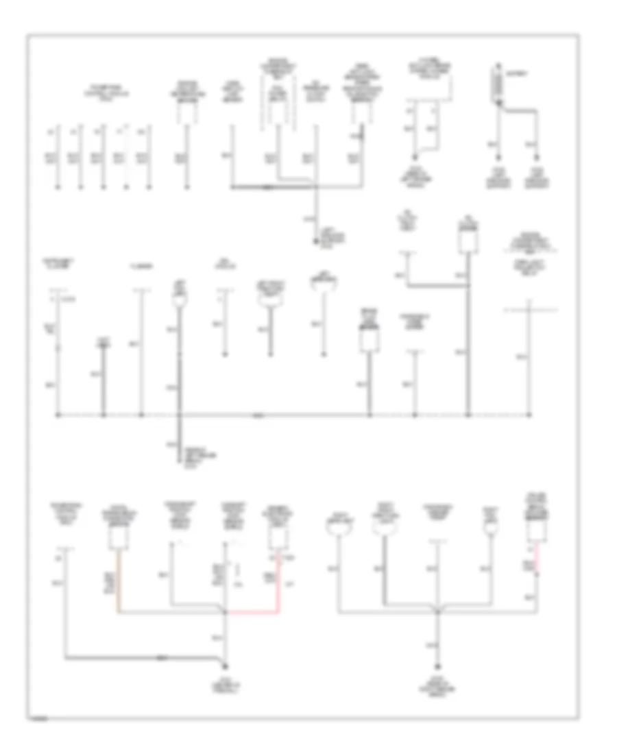 Ground Distribution Wiring Diagram 1 of 3 for Mazda BSE 2000 2500