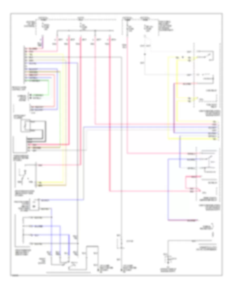 Manual A C Wiring Diagram 1 of 2 for Mazda MPV LX 2004