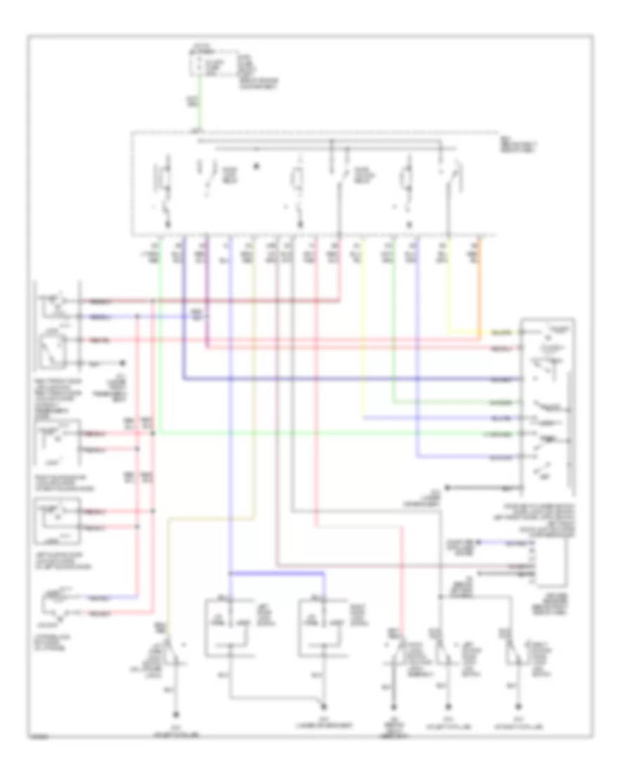 Forced Entry Wiring Diagram for Mazda 5 Grand Touring 2007
