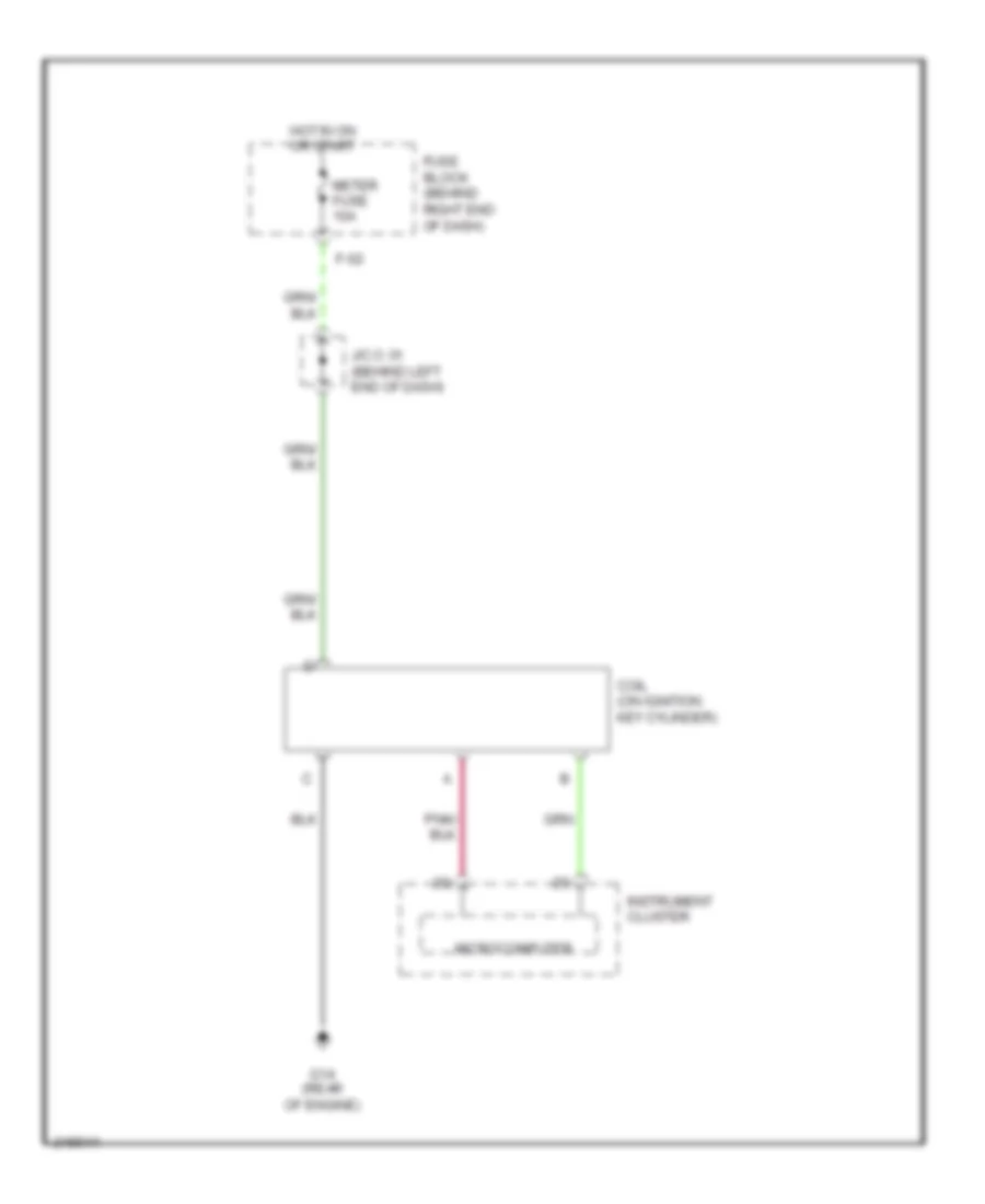 Immobilizer Wiring Diagram for Mazda 5 Grand Touring 2007