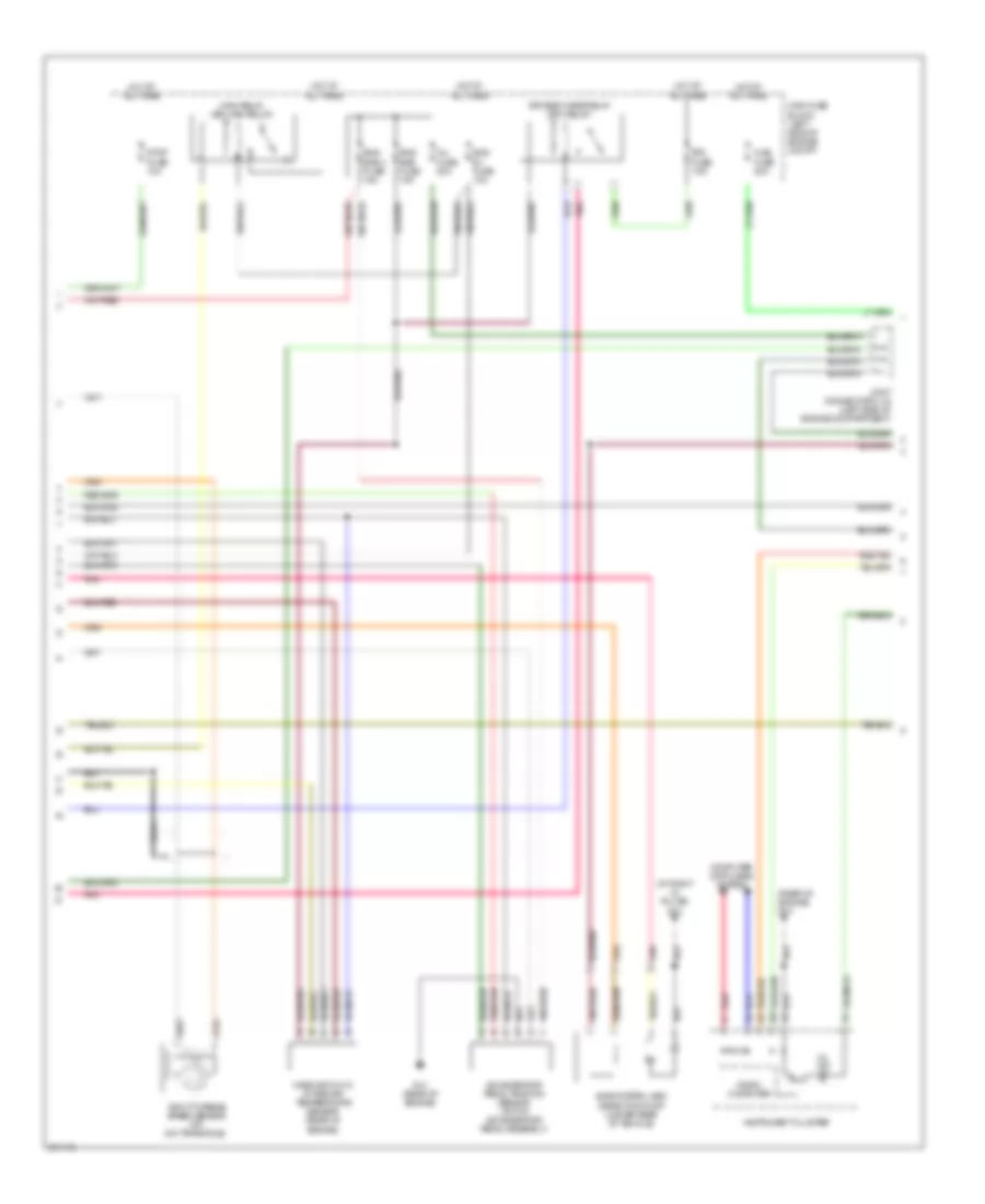 2.3L, Engine Performance Wiring Diagram (2 of 4) for Mazda 5 Grand Touring 2007