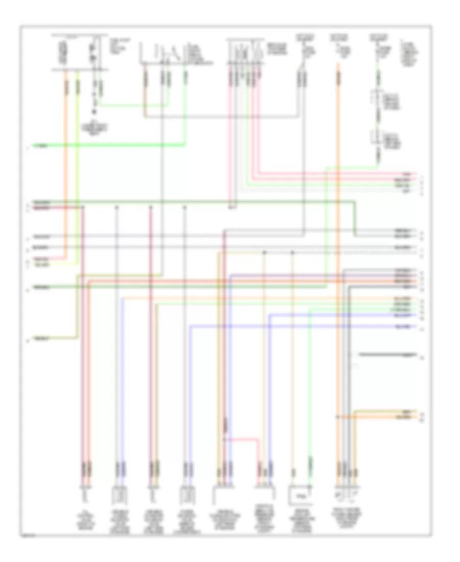 2.3L, Engine Performance Wiring Diagram (3 of 4) for Mazda 5 Grand Touring 2007