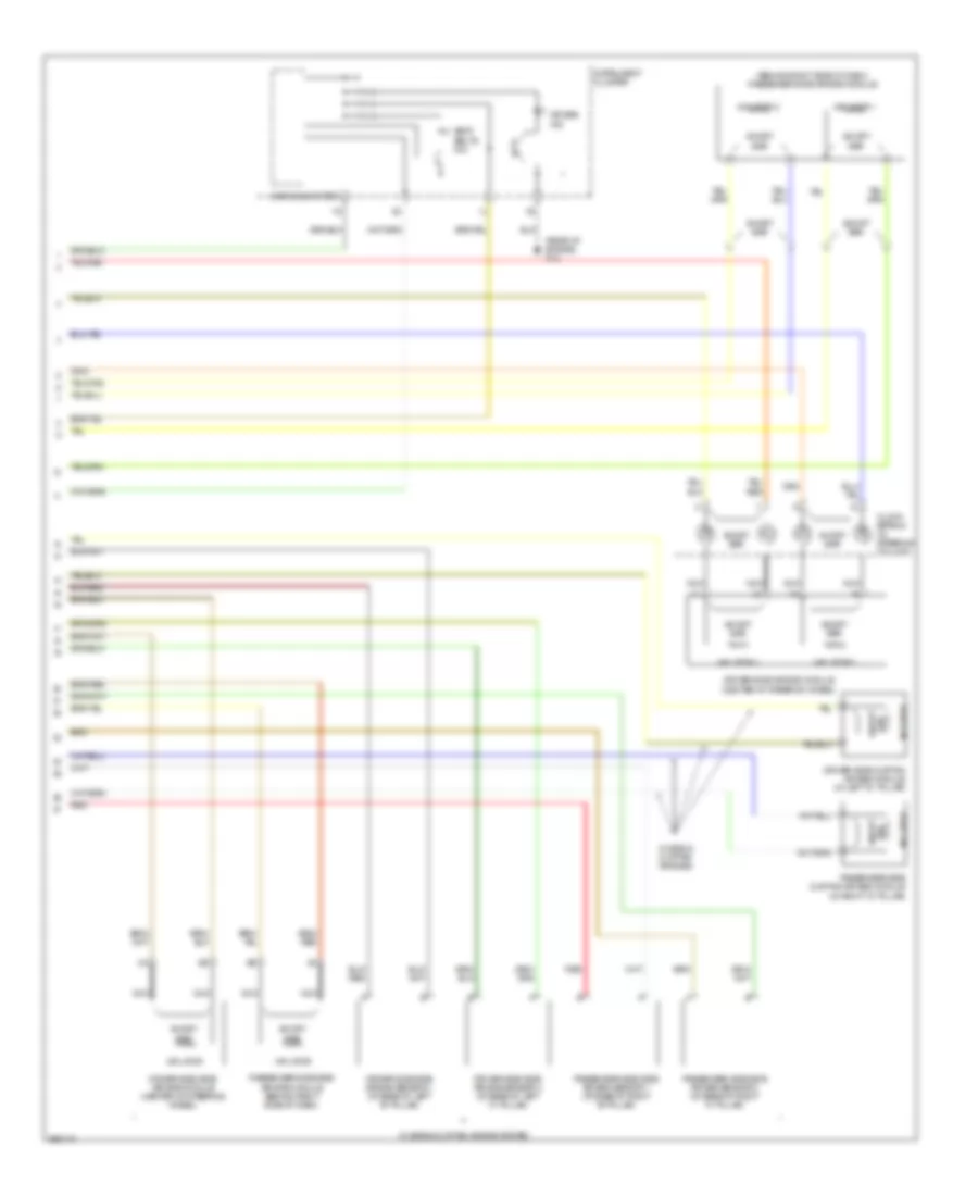 Supplemental Restraints Wiring Diagram 2 of 2 for Mazda 5 Grand Touring 2007