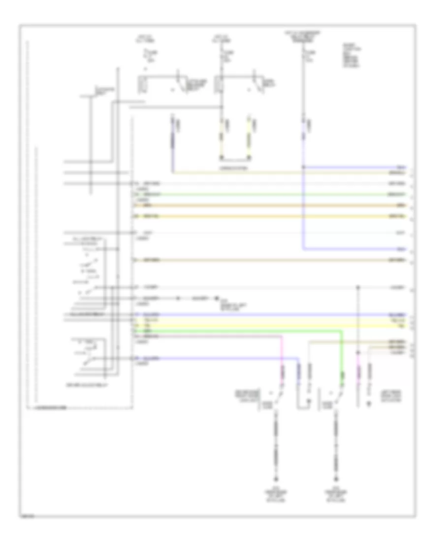 Forced Entry Wiring Diagram Except Hybrid 1 of 2 for Mazda Tribute i Grand Touring 2008
