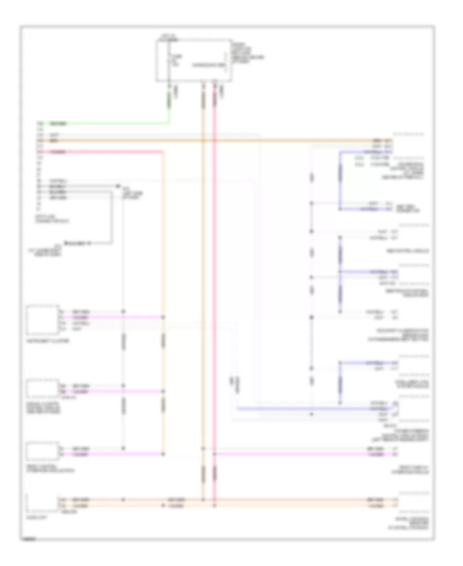 Computer Data Lines Wiring Diagram Except Hybrid for Mazda Tribute i Grand Touring 2008