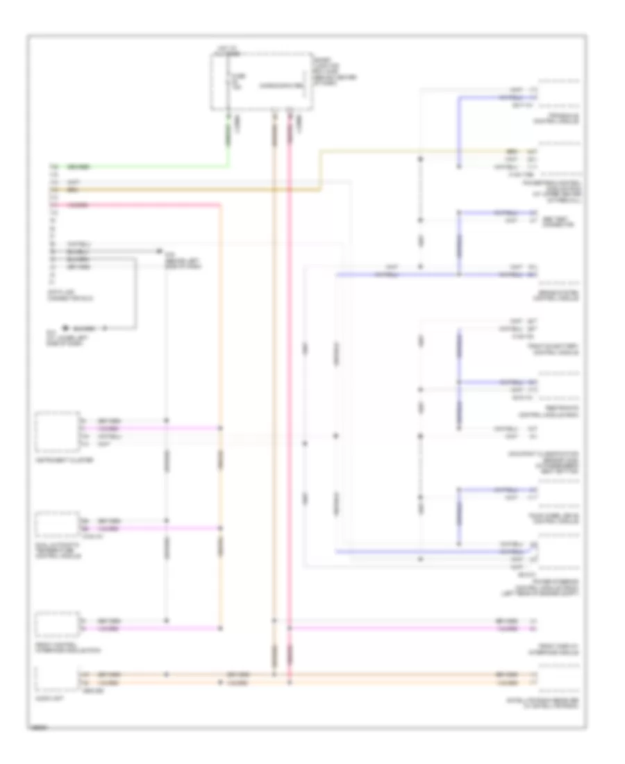 Computer Data Lines Wiring Diagram Hybrid for Mazda Tribute i Grand Touring 2008