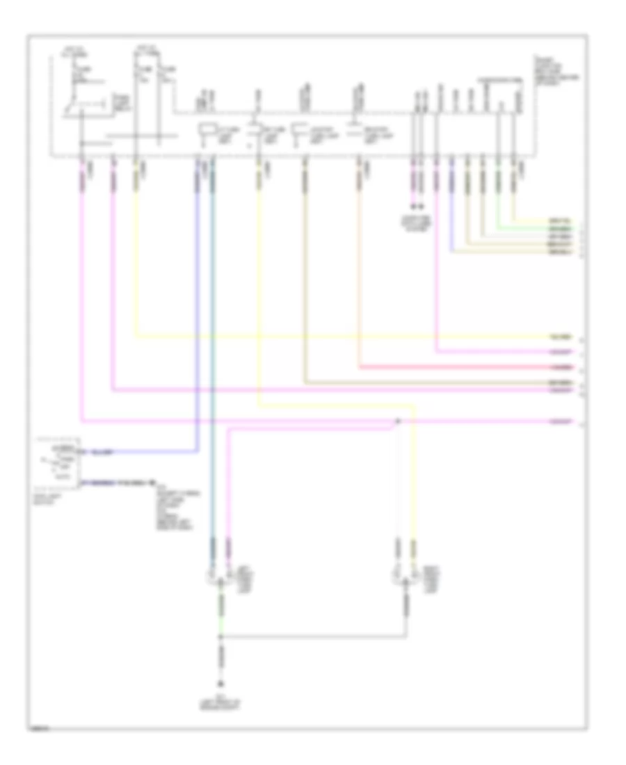 Exterior Lamps Wiring Diagram (1 of 2) for Mazda Tribute i Grand Touring 2008