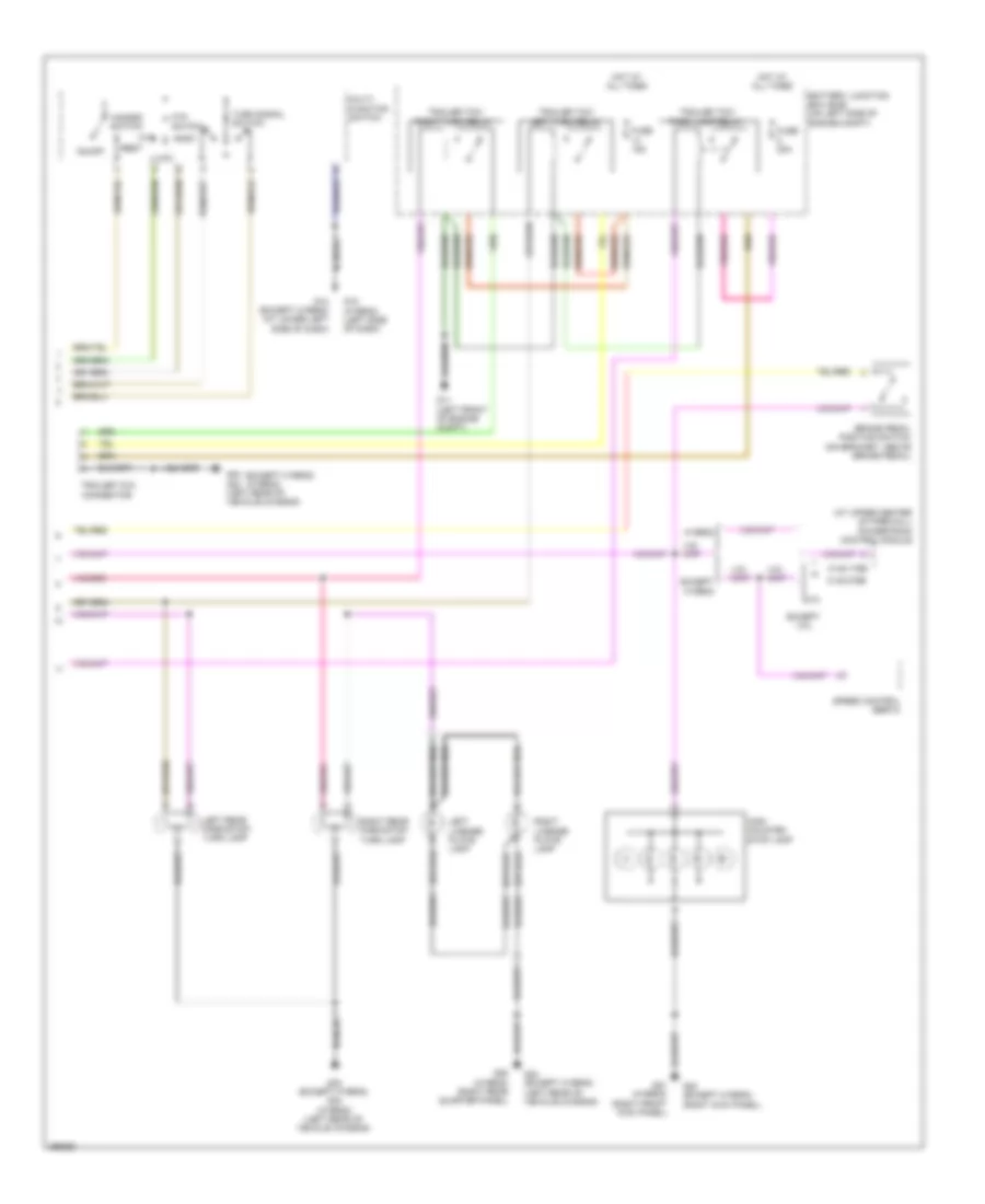 Exterior Lamps Wiring Diagram 2 of 2 for Mazda Tribute i Grand Touring 2008