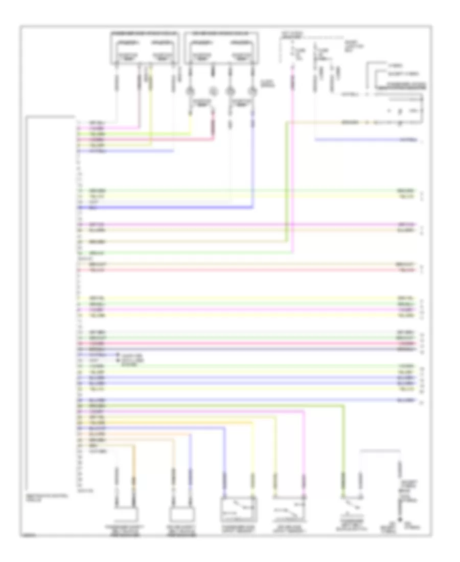 Supplemental Restraints Wiring Diagram 1 of 2 for Mazda Tribute i Grand Touring 2008