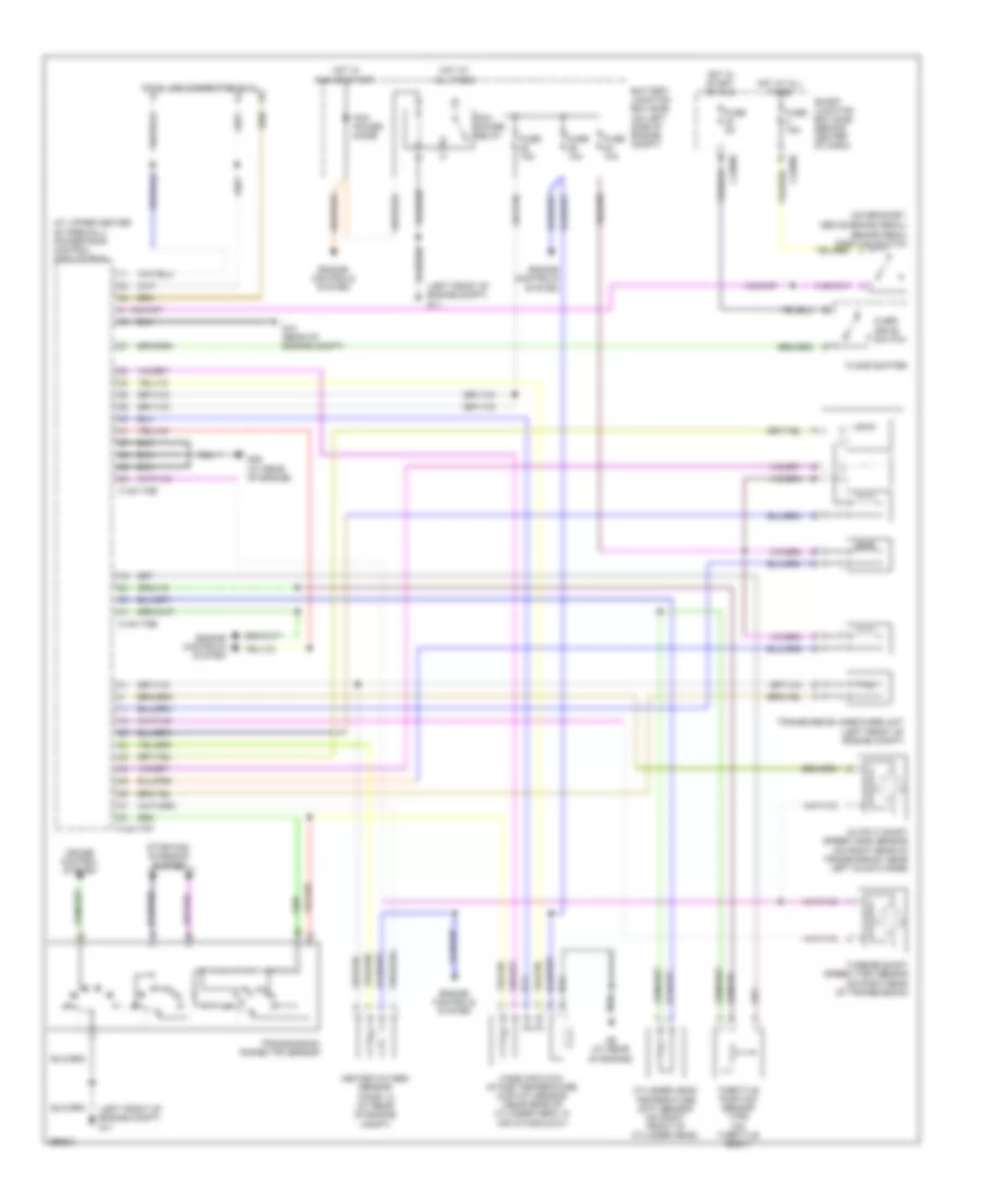 2 3L A T Wiring Diagram Except Hybrid for Mazda Tribute i Grand Touring 2008