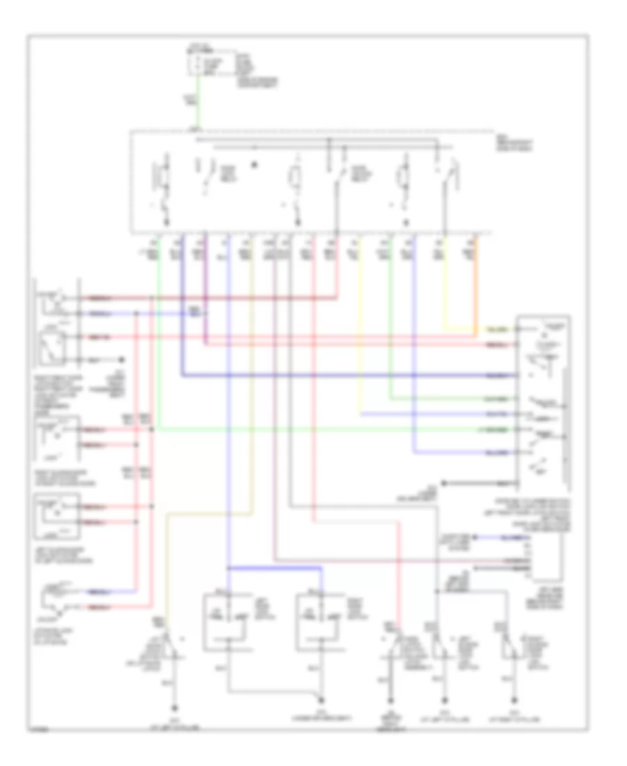 Forced Entry Wiring Diagram for Mazda 5 Sport 2007