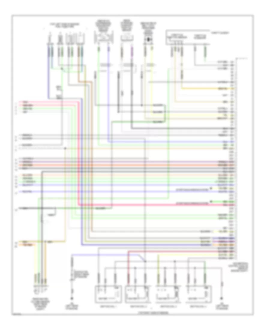 2.3L, Engine Performance Wiring Diagram (4 of 4) for Mazda 5 Sport 2007