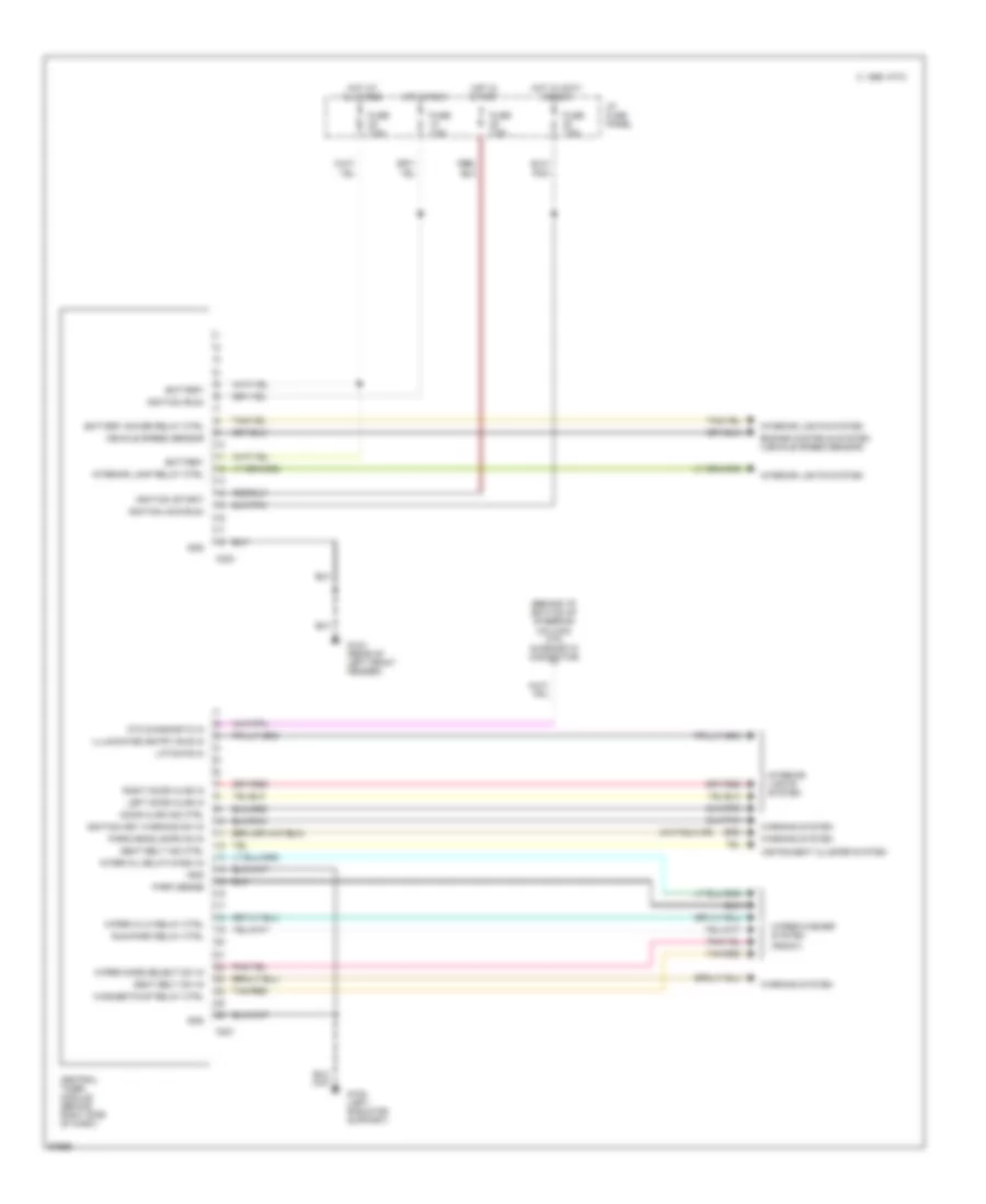 Central Timer Module Wiring Diagram for Mazda B1997 4000