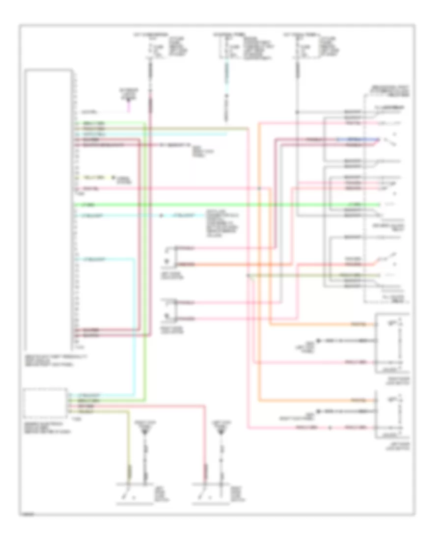 Forced Entry Wiring Diagram for Mazda BSE 2000 3000
