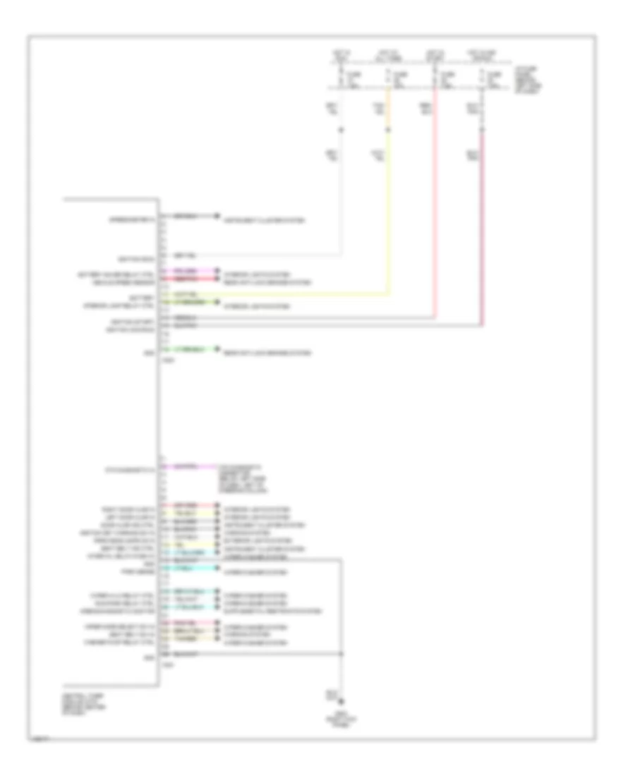 Central Timer Module Wiring Diagram for Mazda BSE 2000 3000