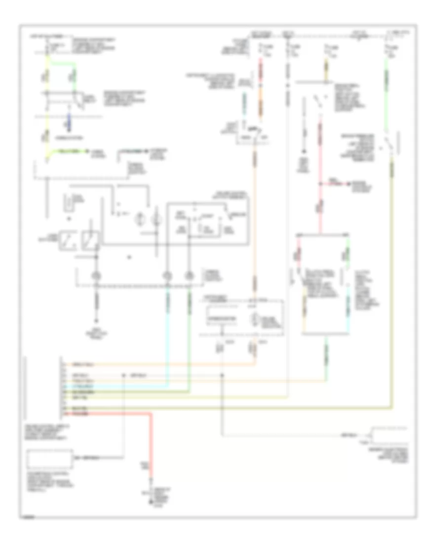 Cruise Control Wiring Diagram for Mazda B3000 SE 2000