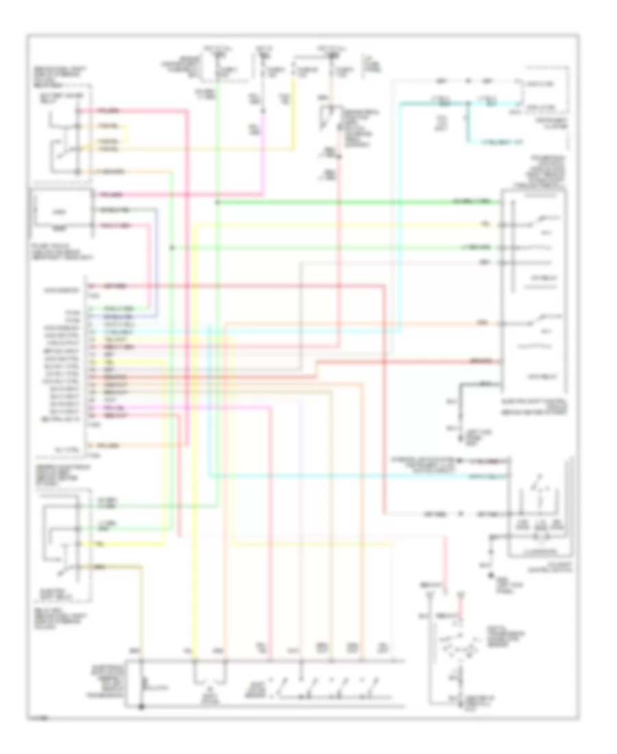 4WD Wiring Diagram for Mazda BSE 2000 3000