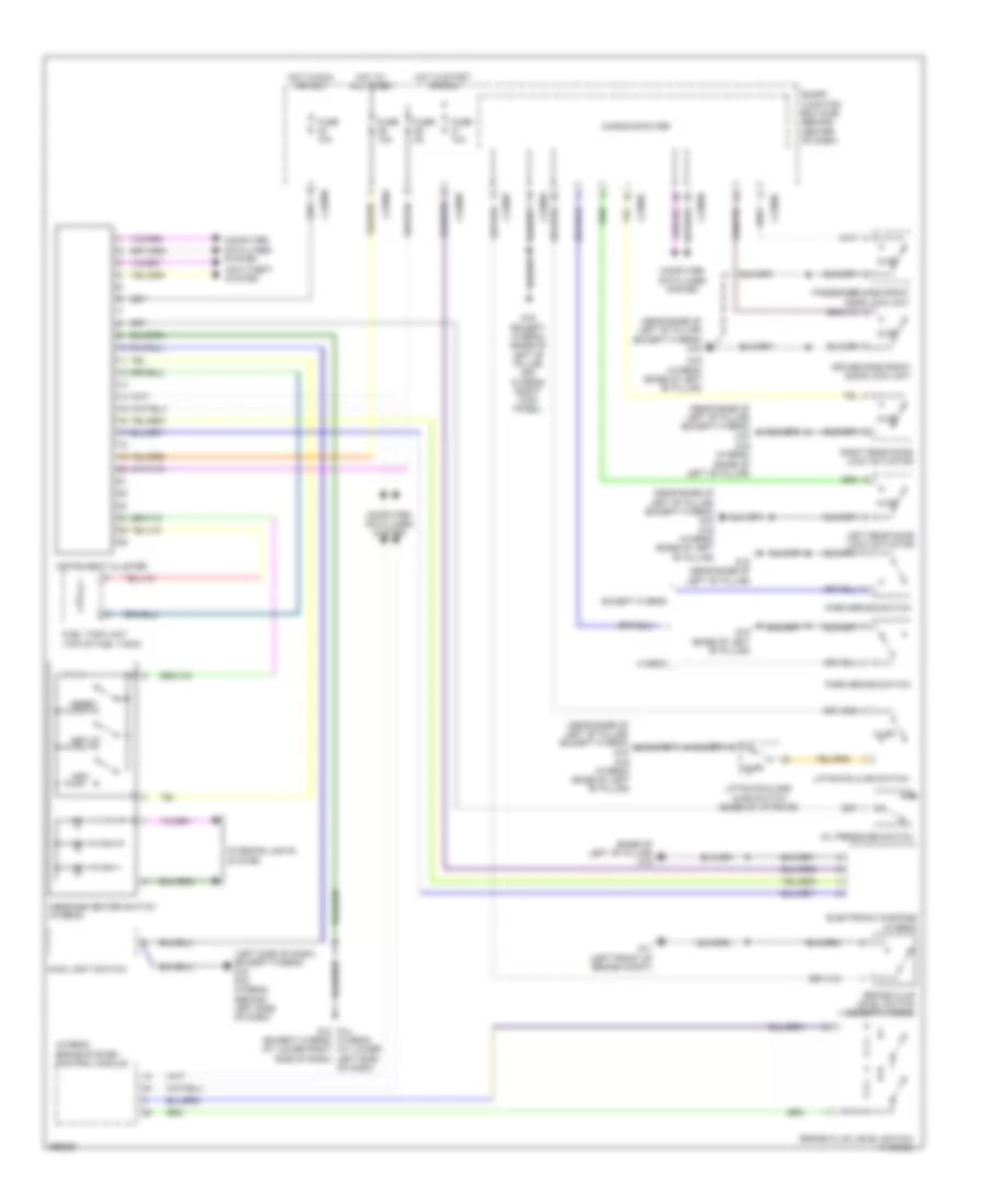 Instrument Cluster Wiring Diagram for Mazda Tribute i Sport 2008