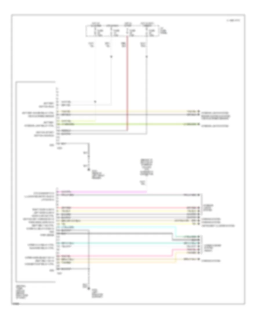 Central Timer Module Wiring Diagram for Mazda BSE 1997 4000