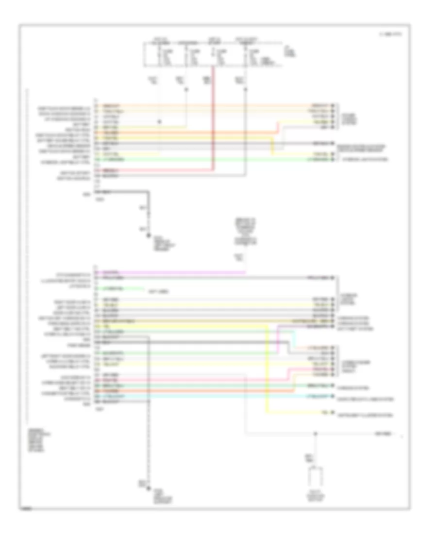 Generic Electronic Module Wiring Diagram 1 of 2 for Mazda BSE 1997 4000