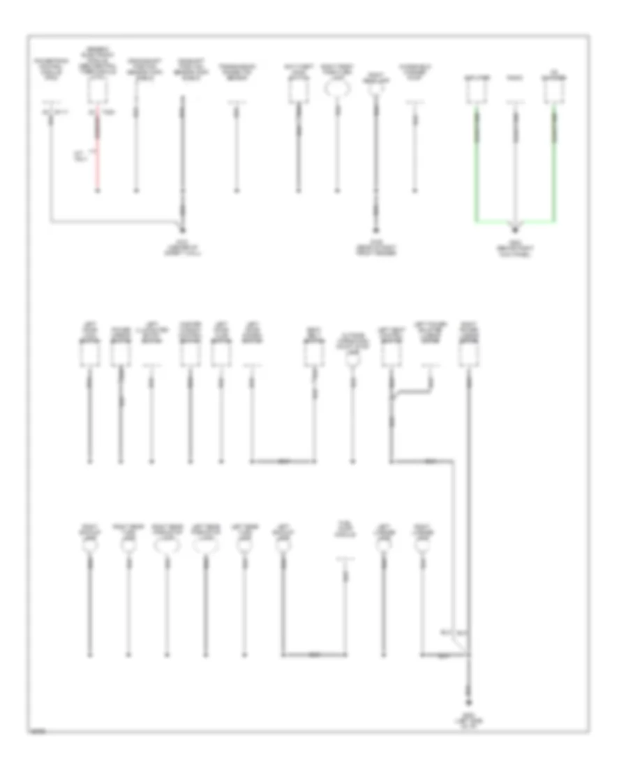 Ground Distribution Wiring Diagram 2 of 2 for Mazda BSE 1997 4000